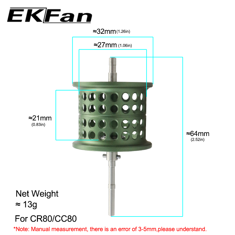 EKFan Green Micro Matter Threa - Reel Drag Knob avaliação e preço