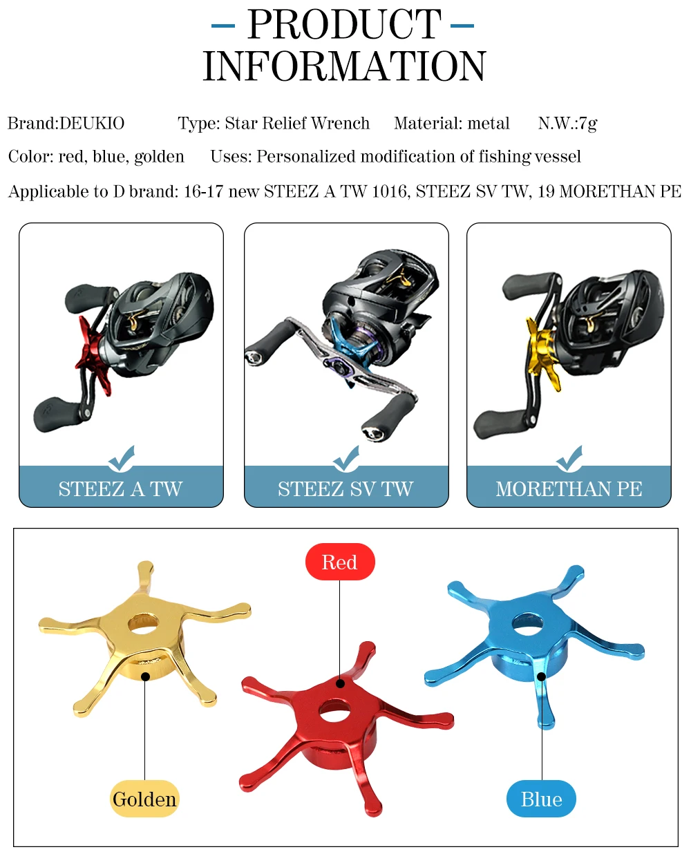 Chave de Freio para Carretilha - Reel Drag Knob avaliação e preço